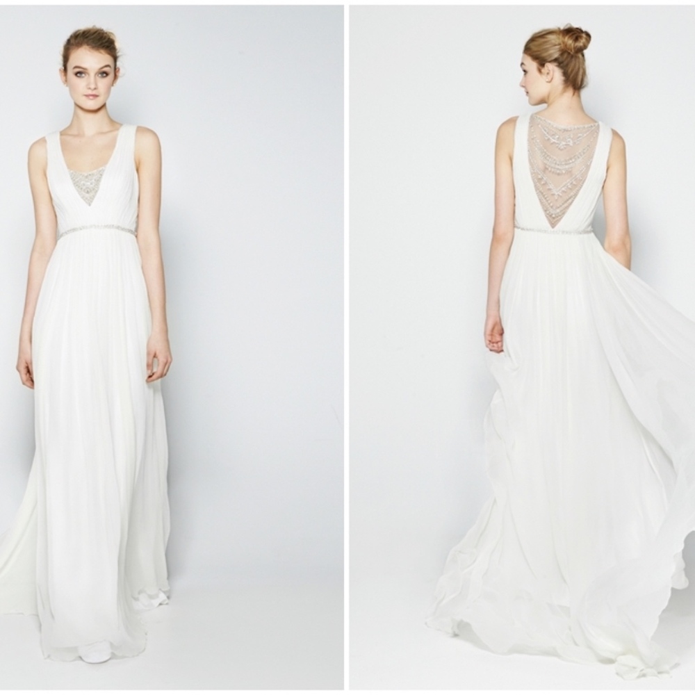 COPY - NICOLE MILLER MILLE BRIDAL WEDDING DRESS 6 LH10000